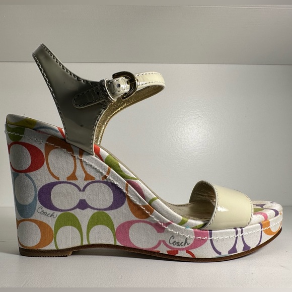 Coach Wedge Sandals - Picture 3 of 5